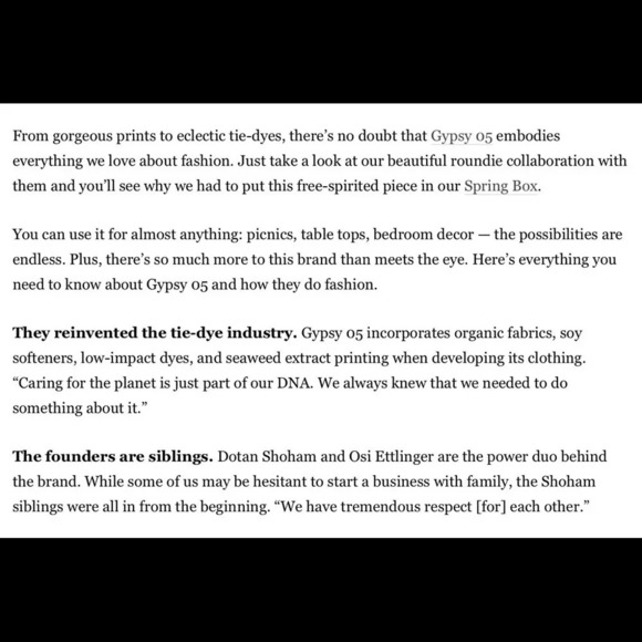 NWT Gypsy 05 Global Village Tie dye oversized top S - Picture 13 of 14